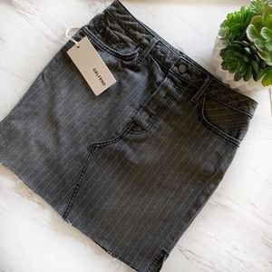 GRLFRND Blaire Denim Skirt NEW